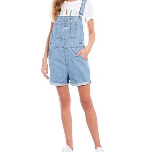 Levi’s Vintage Denim Rolled Cuff Shortalls